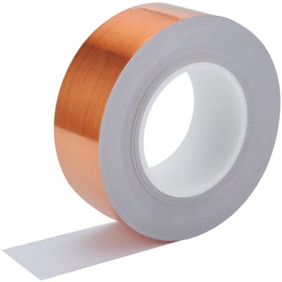 Dailygoods - Copper Tape Against Slag Protection - Dierenvriendelijk - 30mm x 50m - Copper Film - Zelfklevend - Bescherming voor jouw tuin