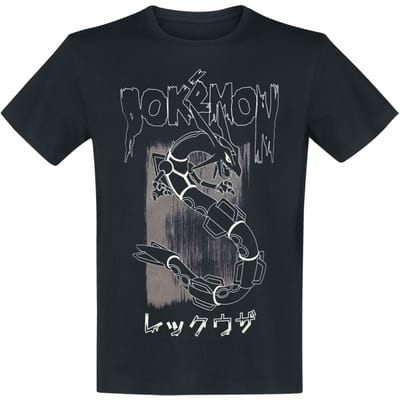 Pokémon - Gaming T-shirt - Rayquaza - S tot XL - voor Mannen - zwart