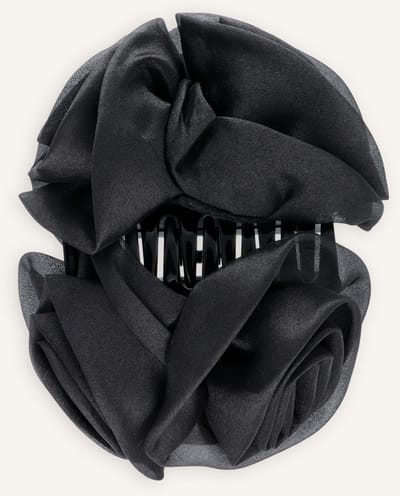 Becksondergaard Organza Flower Hair Claw Haaraccessoires Dames - Zwart - Maat ONESIZE