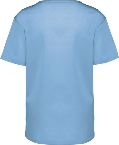 Schort/Tuniek/Werkblouse Unisex 3XL WK. Designed To Work Sky Blue 65% Polyester, 35% Katoen