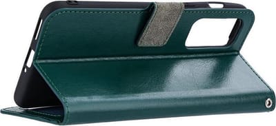 LuxeBass Boekhoesje geschikt voor Motorola Edge 20 - Groen gsm hoesje - telefoonhoes - telefoonhoesjes