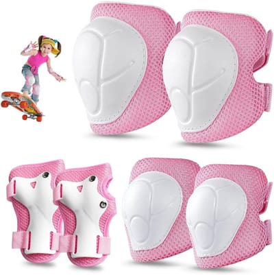 Kindersport Beschermingsset - Skateboard Beschermers - Buitensporten - Ademend Gaasdoek - 3 Delig - Zwart