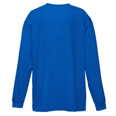 Fruit Of The Loom T-Shirt Lange Mouwen Kinderen / Kinder (2 stuks) (Royaal Blauw)