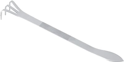 Stainless Steel Tuin Hark met 3 Tanden voor Planten en Potten - Tuin Cultivator voor Bodembewerking en Kleine Potten
