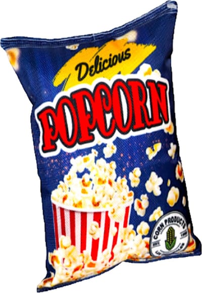 De Boon - Popcorn - Hondenspeelgoed met Pieper - Stevig - 22cm