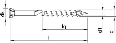 HECO TOPIX-Plus spaanplaatschroef 3,5x35mm - lenskop - verzinkt - deeldraad - T10 - 60272 (Per 1000 stuks)