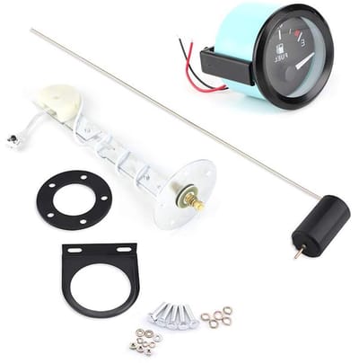 Brandstofmeter - Niveaumeter - Auto Onderhoud - Hoge Nauwkeurigheid - 52 mm - Zwart
