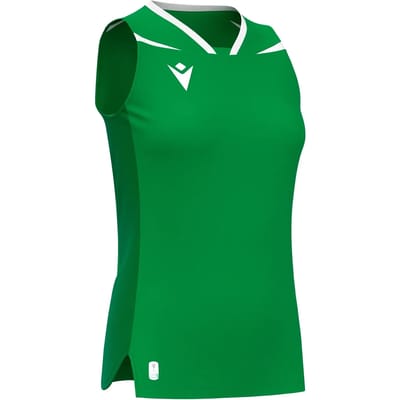 Macron Lily Eco Volleybalshirt Dames - Groen / Wit | Maat: M