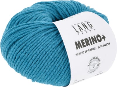 Lang Yarns Merino Plus - 278 waterblauw - Merinowol Garen