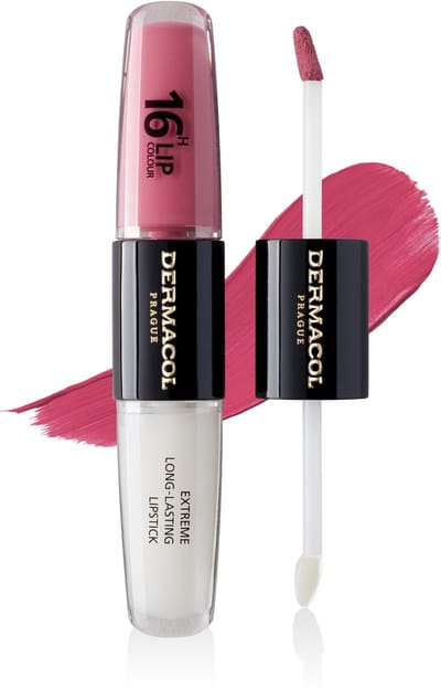 Dermacol 16-uurs Lipkleur - 2-Fasen Langdurige Lipkleur - Kusbestendig - Waterdicht - Veegvast - 8 ml - n. 16