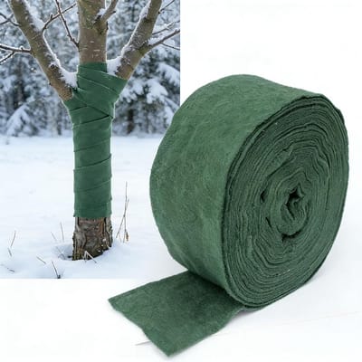 Boombescherming Bandage - Plantenbescherming Rol - Winterhard Maken - Sneldrogend Ademend Materiaal - 12cm x 20m - Groen