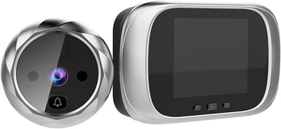Digitale Deurbel - Deurcamera Monitor - Veiligheid Thuis - 2.8 Inch LCD Scherm - 90° Groothoek - Zilver