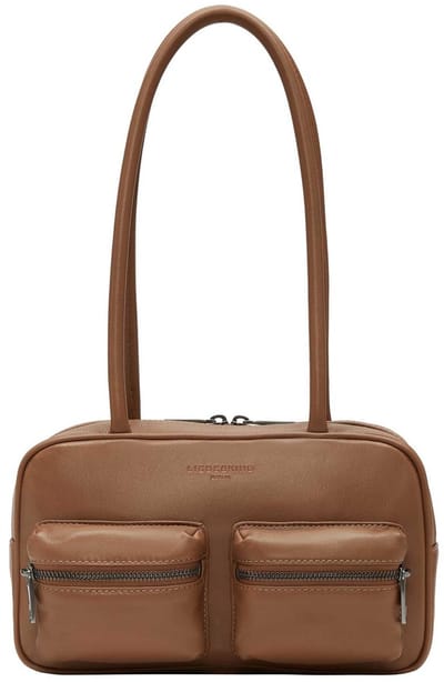 LIEBESKIND BERLIN Leren schoudertas Jil Satchel Sepia Lichtbruin