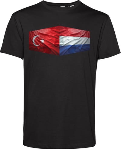 T-shirt Nederland Turkije | WK 2026 Holland |Oranje Shirt| Turkije Shirt | Zwart | maat XS