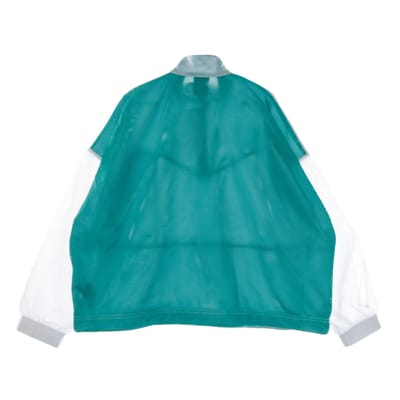 Dames trainingsjack W Sportswear Tech Pack jack geweven mesh Neptune groen/wit/zwart