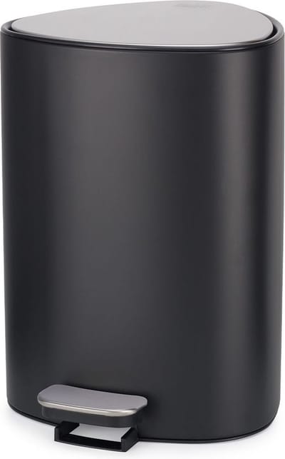 Joseph Joseph Prullenbak – Luxe Soft-Close Pedaalemmer met Binnenemmer & Opbergvak voor Vuilniszakken - Matt Black