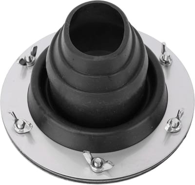 Hoge Temperatuur Bestendige Flexibele Silicone Pipe Boot voor Tent, Eenvoudig te Installeren Tentdak Jack Kit voor Schoorsteen met Buiten Diameter van 4,5-10 cm, Ideaal voor Kamperen en Outdoor Activiteiten