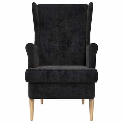 vidaXL - Fauteuil - Zwart - ARES