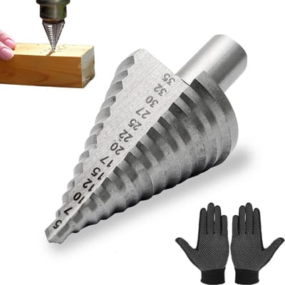 VT Goods Trappenboor - Kegelboor 5-35 mm - Ideaal voor metaal en hout - 13 treden - Hoogwaardige boren voor diverse materialen
