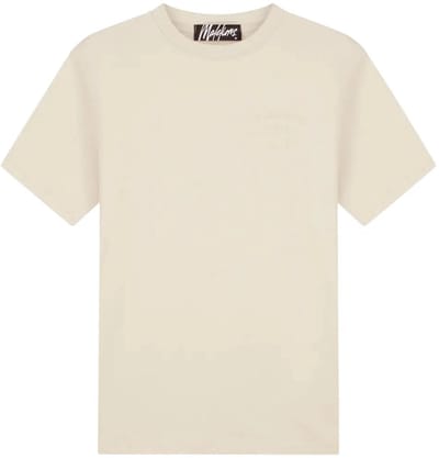 Malelions permanent vacation t-shirt in de kleur ecru.