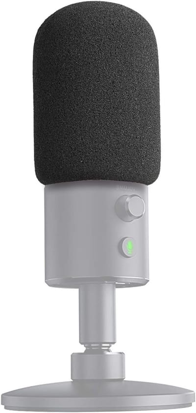 Microfoon Schuim Cover - Popfilter Windscherm voor Streaming Microfoon, Geluidsreductie en Bescherming tegen Windruis