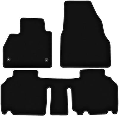 BASIC zwarte velours matten voor: Mercedes Citan combivan (2012-)
