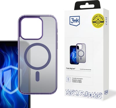 Apple iPhone 14 Pro Max - 3mk Frosty MagCase Paars