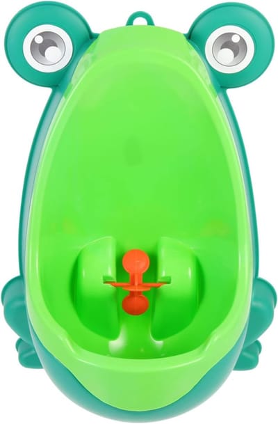 Kinder Urinoir - Potje Jongens - Potjestraining - In Hoogte Verstelbaar - 30 x 20 x 15 cm - Groen