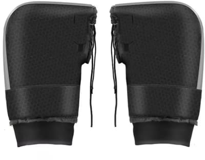 1 Paar Waterdichte Winter Stuurmoffen met Wijde Opening – Thermische Handschoenen voor Motor, Fiets, E-bike en Sneeuwscooter – Winddichte Stuurwanten tegen Kou