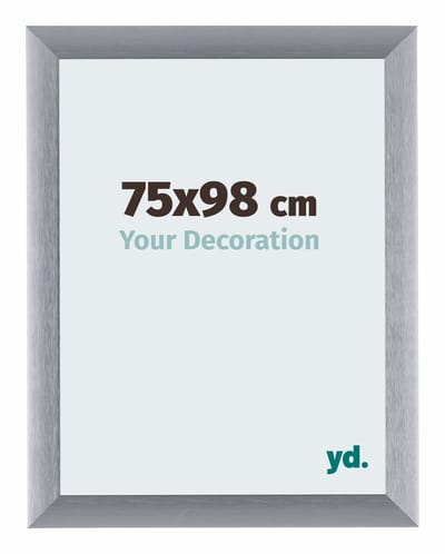 Your Decoration - Fotolijst 75x98 cm - Aluminium - Zilver Geborsteld - Tucson
