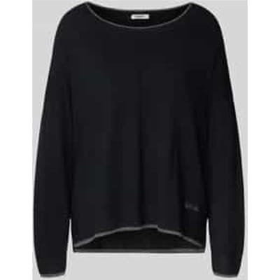 relaxed fit pullover van viscosemix model 'MAGLIA CHIUSA'