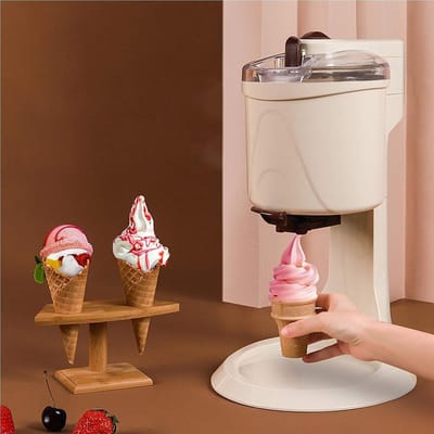 Ijsmachine - Softijs Maker - Desserts Maken - Huishoudelijk Gebruik - 1000ML Capaciteit - Rood