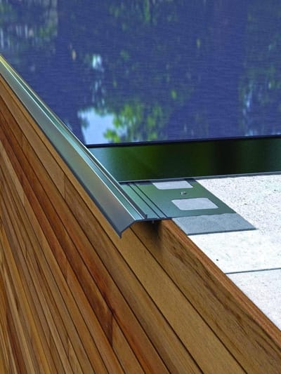 Aluminium Binnenhoek - Dakgoot Profiel Hoek - Terras Afwerking - Gepoedercoat Aluminium - 90 Graden - Grijs RAL 7037