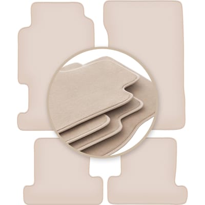 PREMIUM beige vloermatten voor: Honda Prelude IV coupé 1991-1996