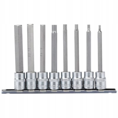 Draper Expert Lange Inbussleutels met Dop 3/8''