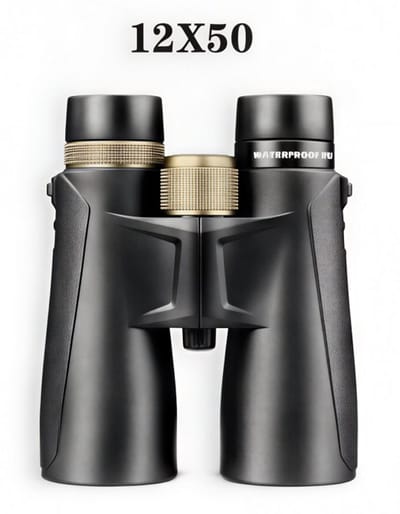 Krachtige 12x50 HD Verrekijker – Professionele Lange Afstand Telescoop met Waterdichte IPX7, FMC Coating & BAK4 Optiek voor Jacht, Vogelspotten, Safari en Outdoor