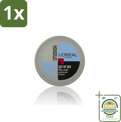 1 x L'Oréal Studio Line Special FX Out of Bed Fibre Cream 150 ml- Warrig Haar - Out Of Bed Look - Haar Styling - Haar Crème - Warrig Effect