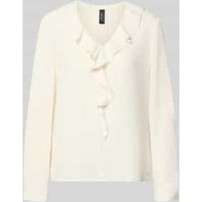 relaxed fit blouse met ruches