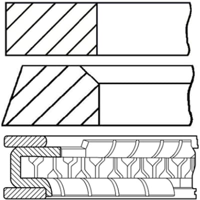 Goetze Engine Zuigerveren set GOETZE 08-428500-00