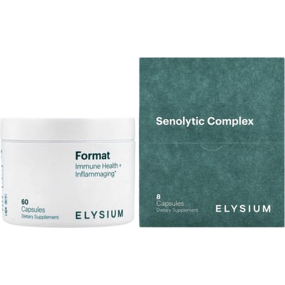 Elysium, Formaat, Geavanceerde Immuunondersteuning en Senolytisch Complex, 68 Capsules
