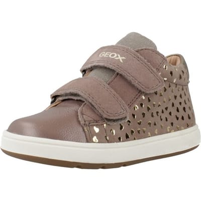 GEOX BIGLIA DREUMES Sneakers - DONKERROZE - Maat 21