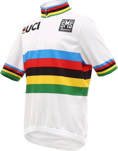 Santini UCI World Champion Short Sleeve Jersey Kids NO COLOR - Maat 13/14