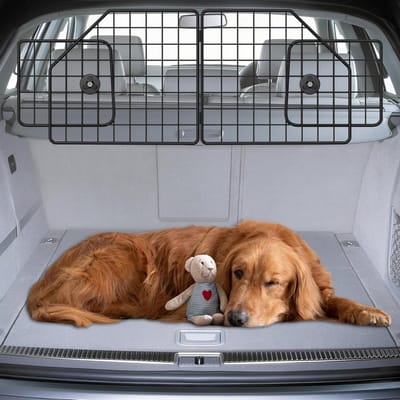 Honden Autobarrière - Reishek - Veilig Reizen - Verstelbaar Design - Tot 157 cm - Zwart