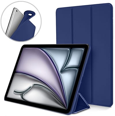 ChiGuard Hoesje geschikt voor iPad Air 2024 / 2025 (11 inch) Hoesje – Shock Proof Hoesje – Smart Cover - Blauw