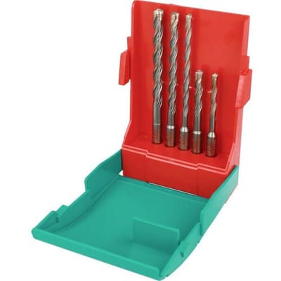 Heller TriJet 27465 4 Carbide Hamerboorset 5-delig 6 mm, 8 mm, 10 mm Gezamenlijke lengte 60 mm SDS-Plus 1 set(s)