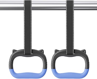Fitness Ringen - Calisthenics Ringen - Krachttraining Binnen - Verstelbaar Nylon Band - 12 cm Breed - Zwart