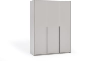 Kledingkast Apollonia zonder Spiegel 150 x 204 cm (kasjmier, zwarte handgrepen)