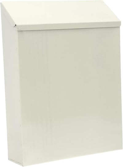Brievenbus - Wandmontage - Post Ontvangen - Met slot - 30x23x6 cm - Wit
