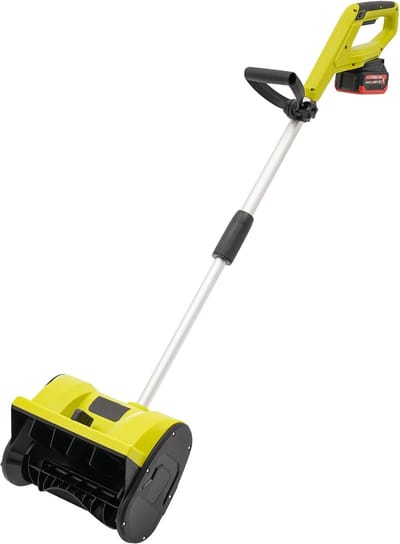 Sneeuwblazer - Accu Sneeuwfrees - Snel sneeuw ruimen - Draadloos en lichtgewicht - 32 cm werkbreedte - Groen