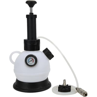 2L Handmatige Vacuüm Remontluchter Kit 30psi Drukweergave met Ontluchtingsklep Dop Sleutel voor Europese black